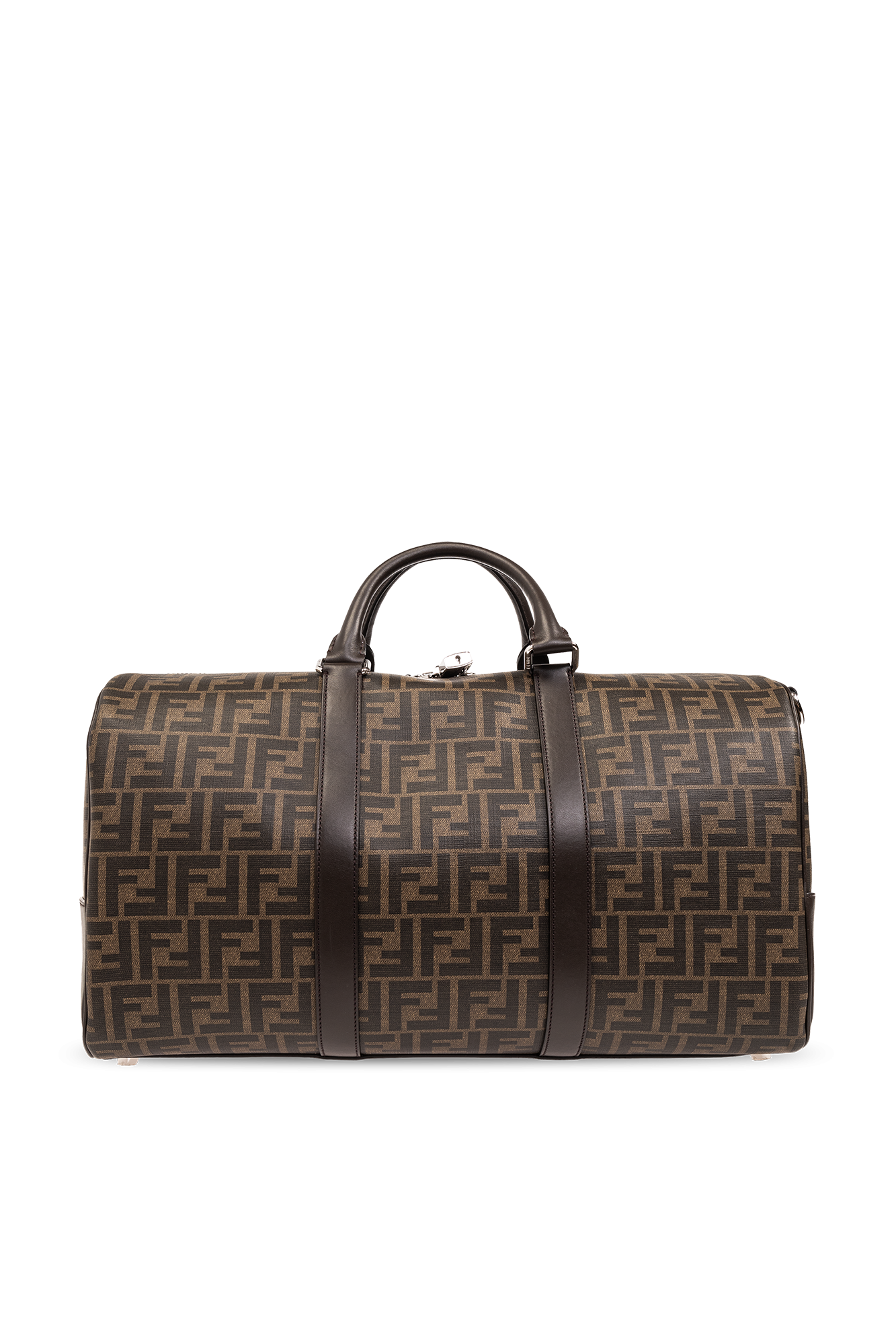 Brown Duffel bag with logo Fendi - Vitkac GB